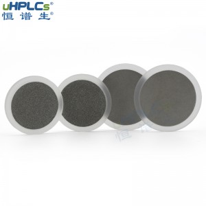 恒譜生超高壓PCTFE液相色譜耗材不銹鋼在線過濾器篩板，OD6.4*ID1.6*H1.6